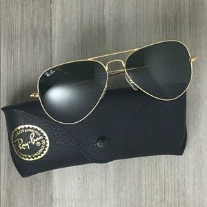 Ray Ban Aviator Sunglasses RB3025/Green